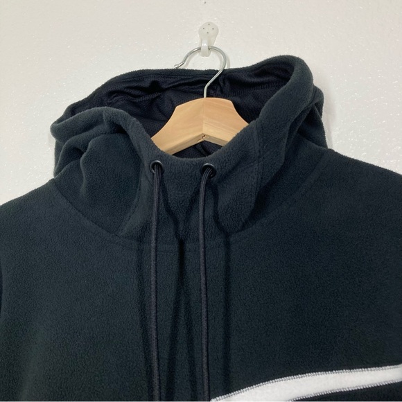 Nike Club Fleece Winterized Pullover Hoodie Mens M Black Lightweight - Picture 8 of 16